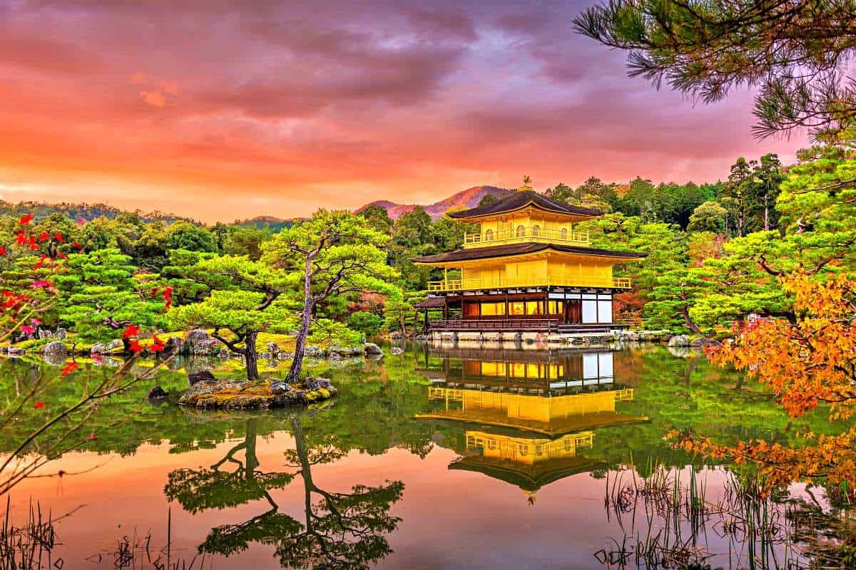 Kinkakuji Temple, Kitayama, Kyoto, Japan